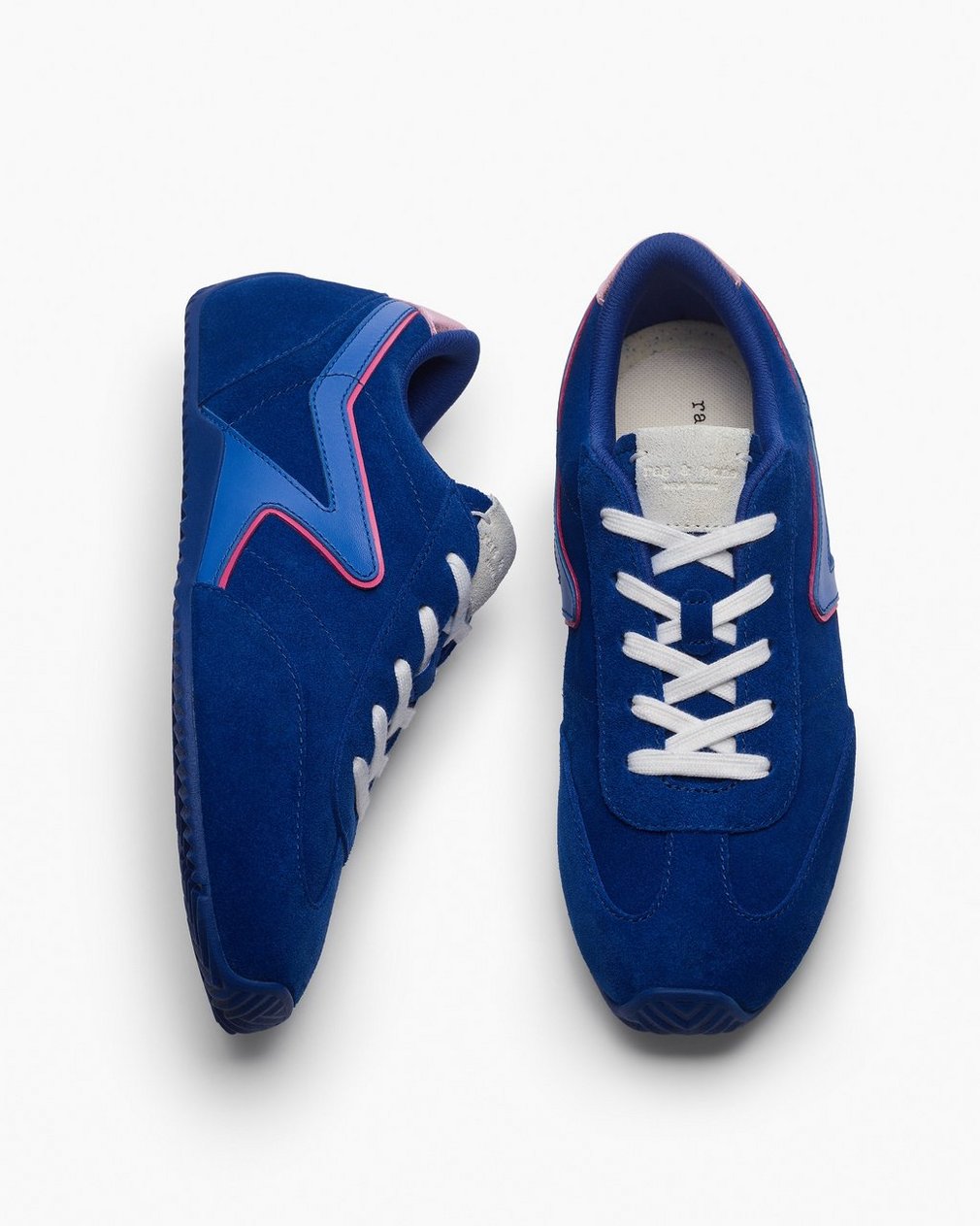 Ultra Slim Retro Runner Sneakers Ultramarine Suede - Image 5