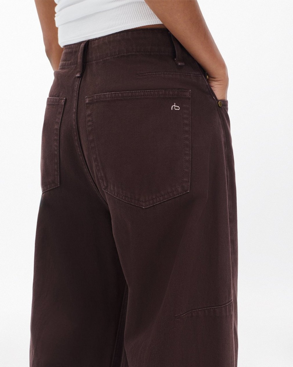 Charlie Barrel Jeans Espresso - Image 5