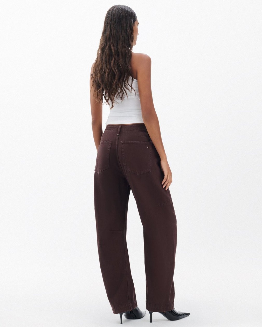 Charlie Barrel Jeans Espresso - Image 6