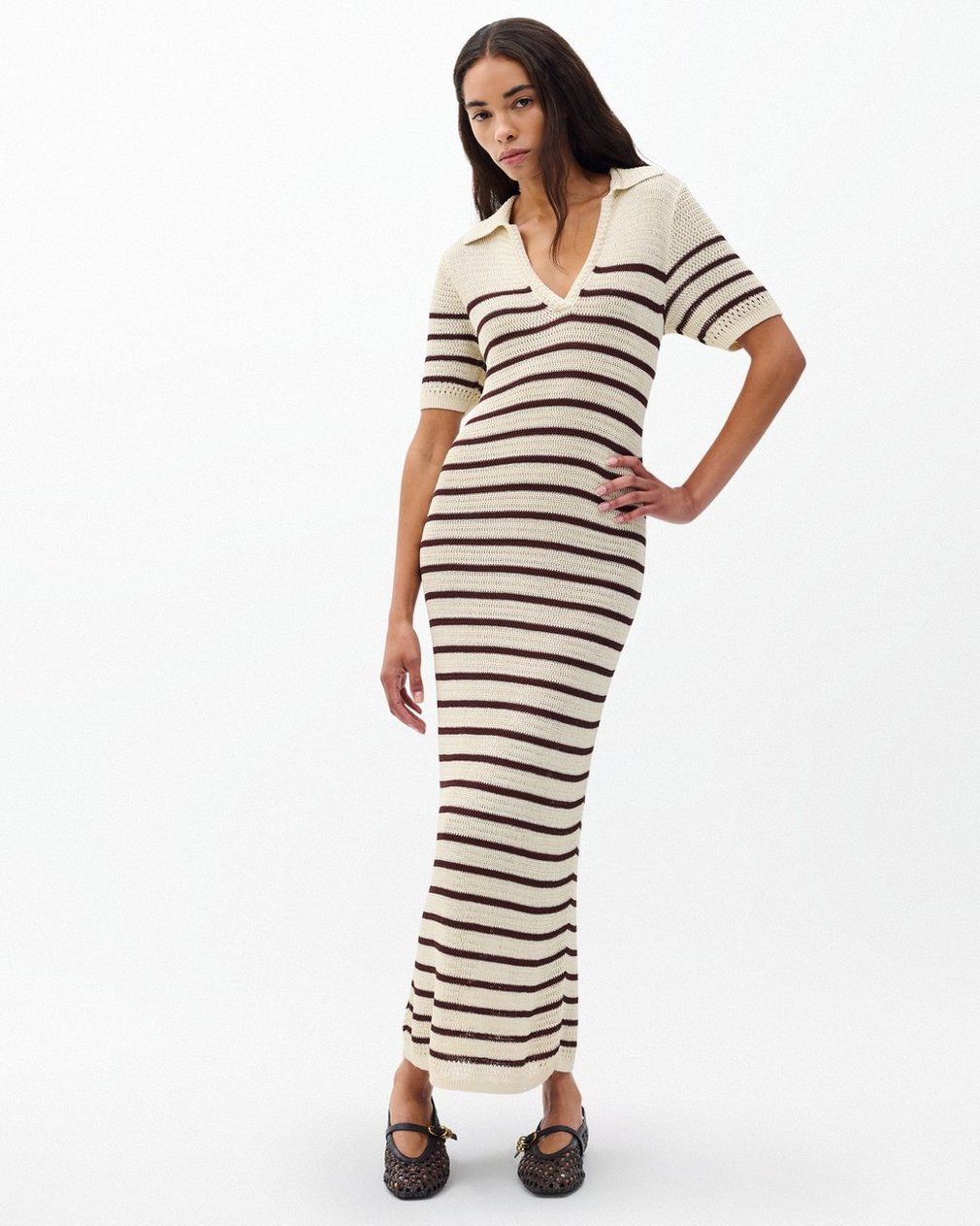 Costi Knit Maxi Dress Ivory