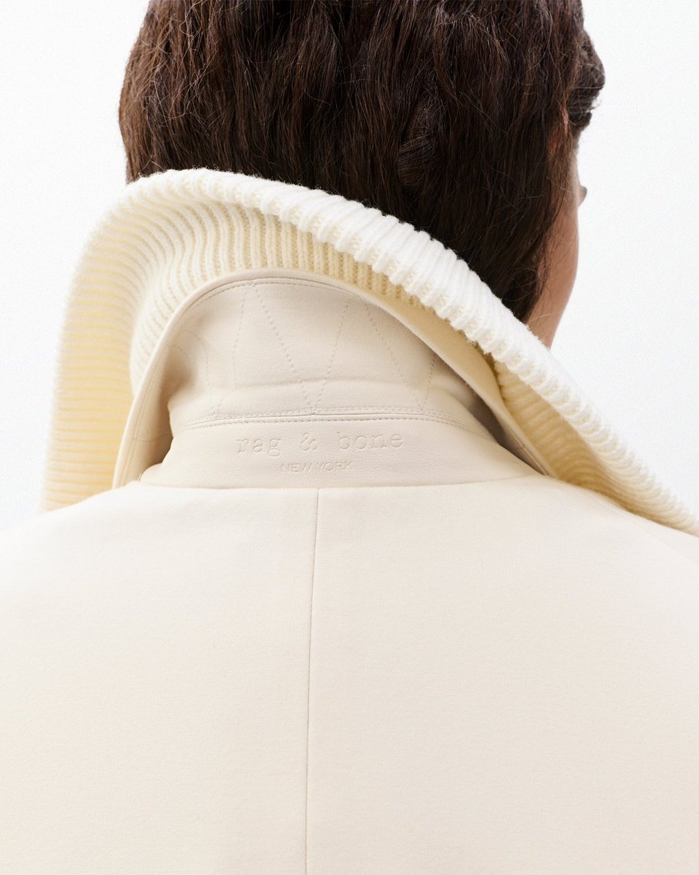 Frank Mixed-Media Blazer Turtledove - Image 7