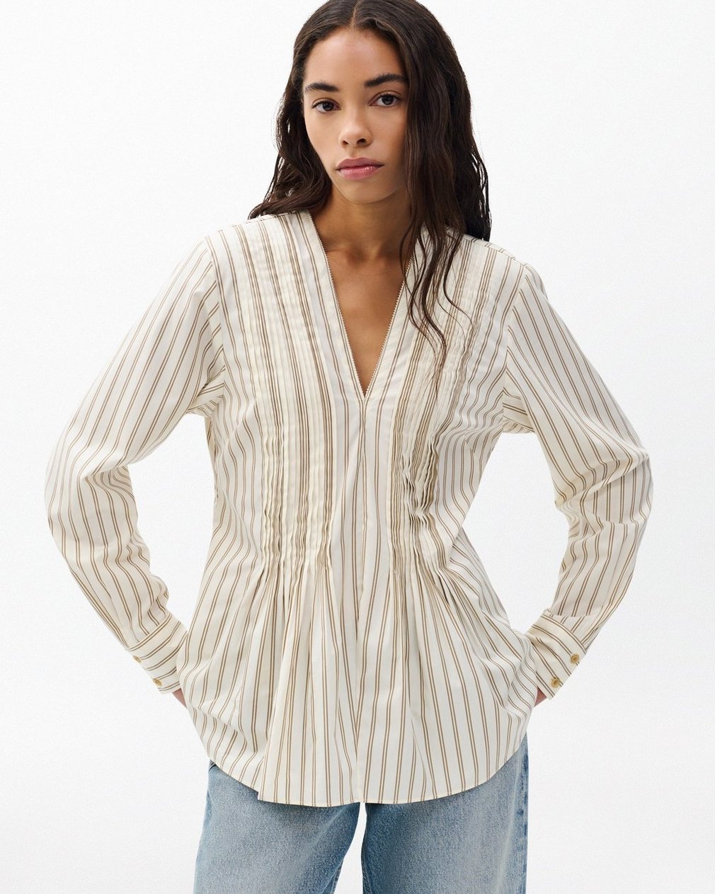 Asher Striped Top Dry Clay Stripe