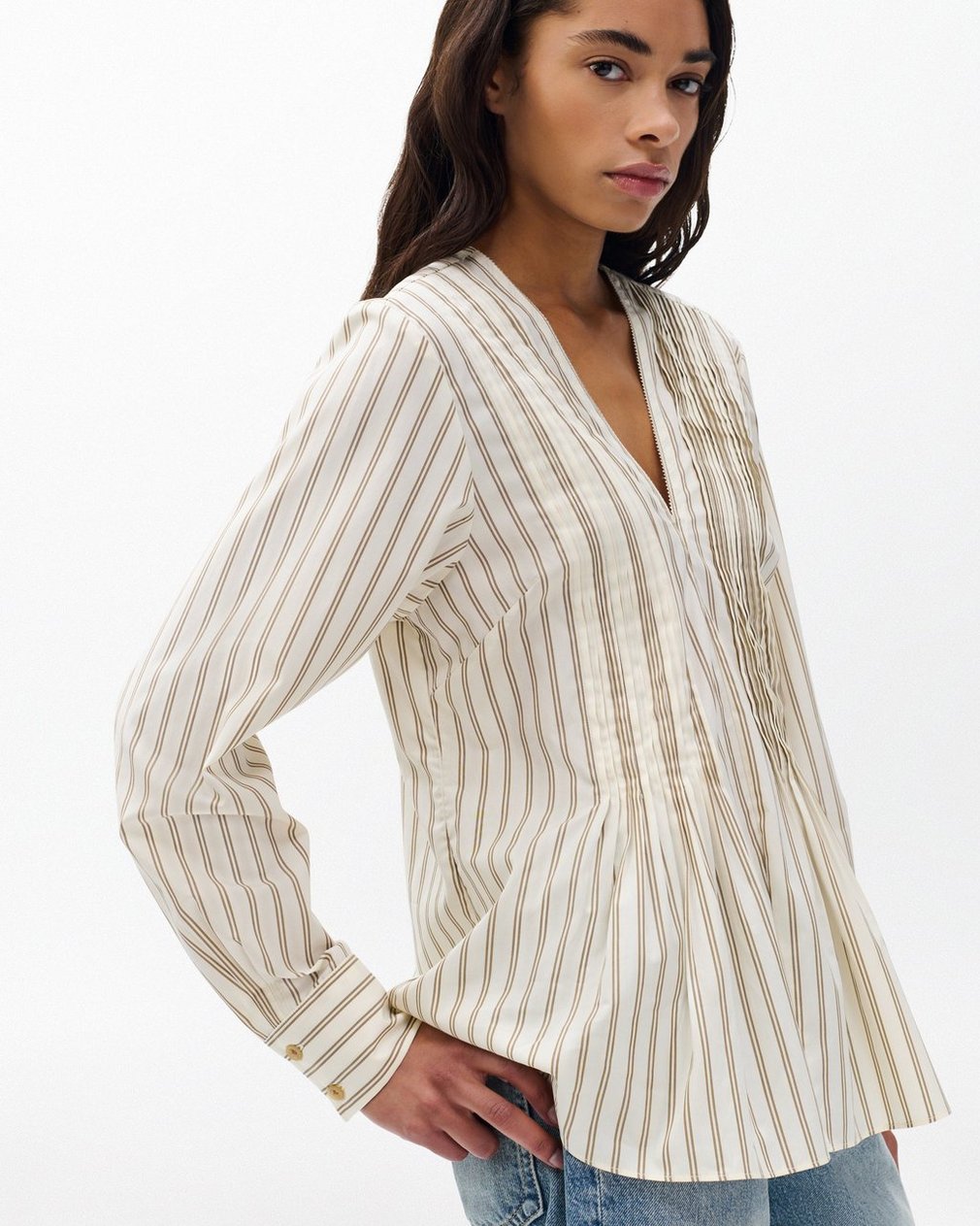Asher Striped Top Dry Clay Stripe - Image 5