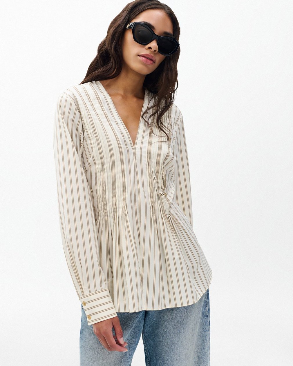 Asher Striped Top Dry Clay Stripe - Image 6