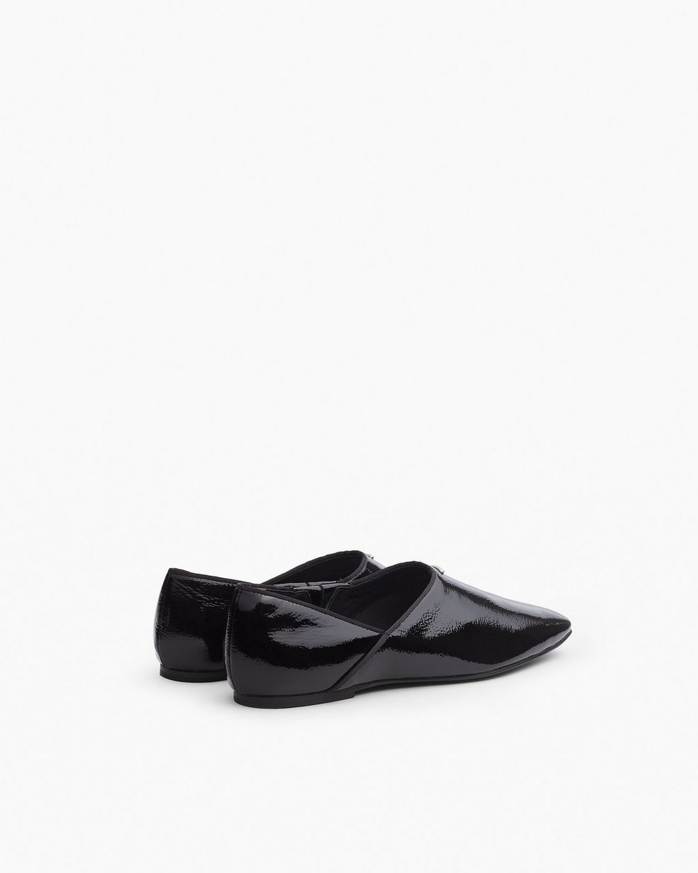 Sadie Leather Flats Black - Image 4