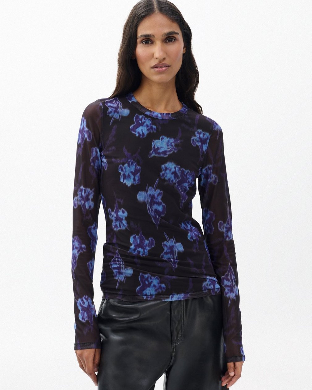 Yana Stretch Mesh T Shirt Salute Multi - Image 4