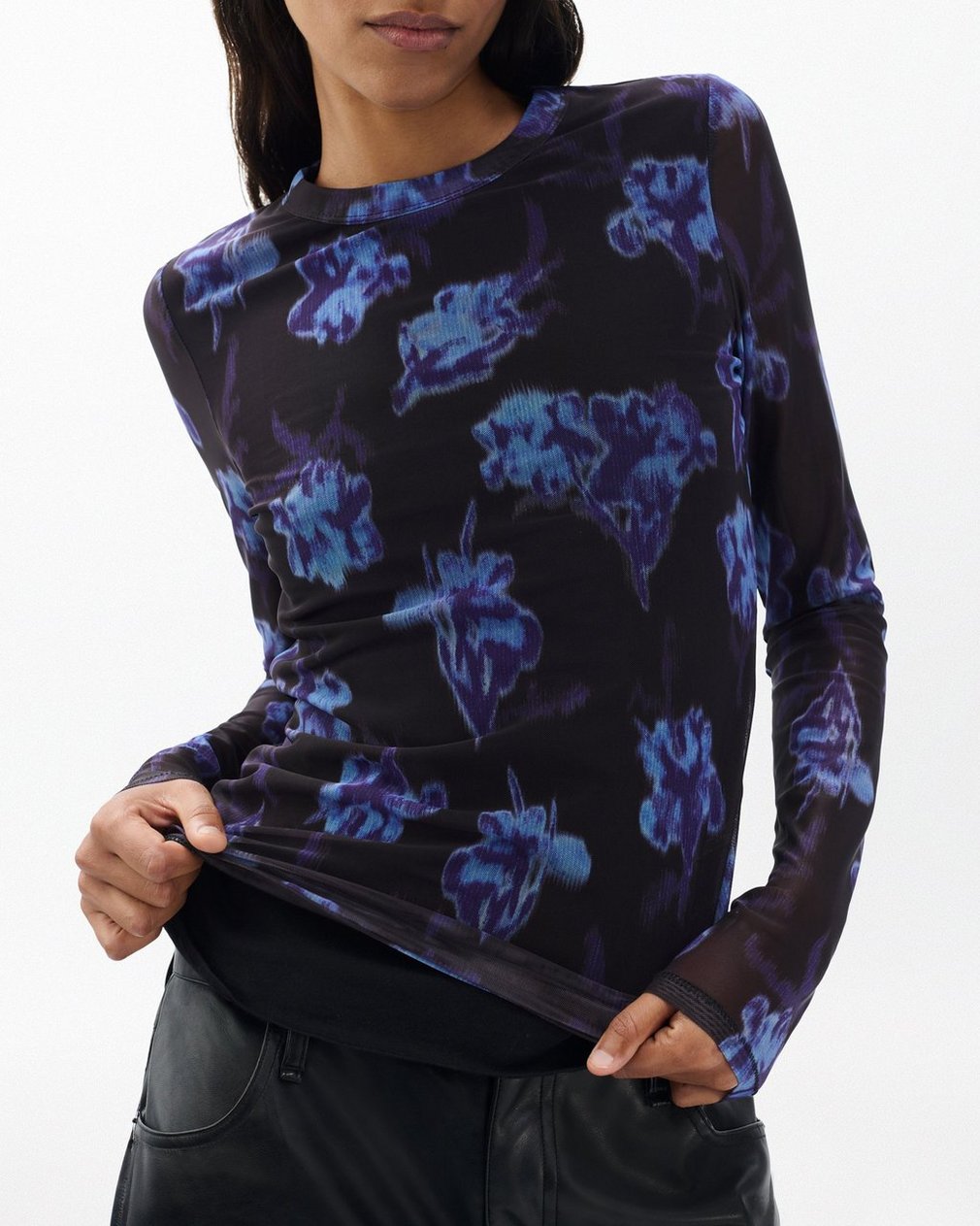 Yana Stretch Mesh T Shirt Salute Multi - Image 5