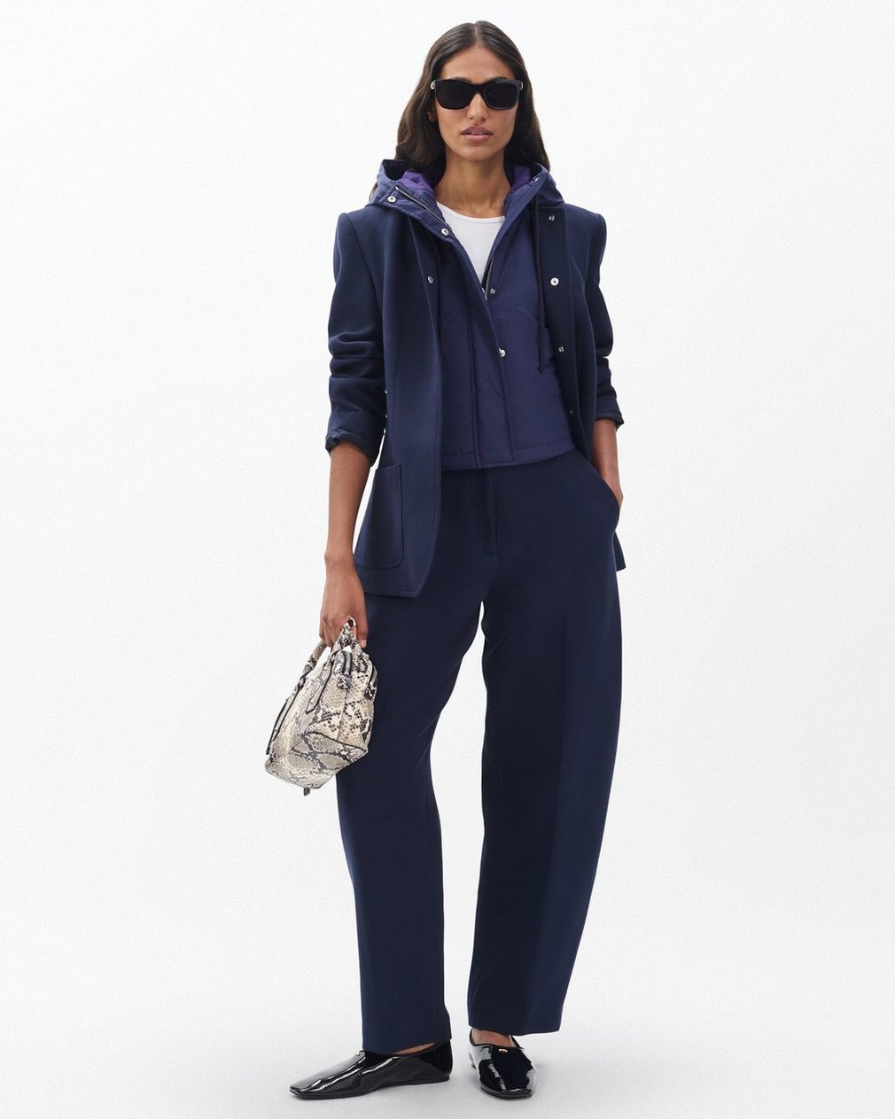 Zora Two-in-One Blazer Sapphire Blue - Image 3