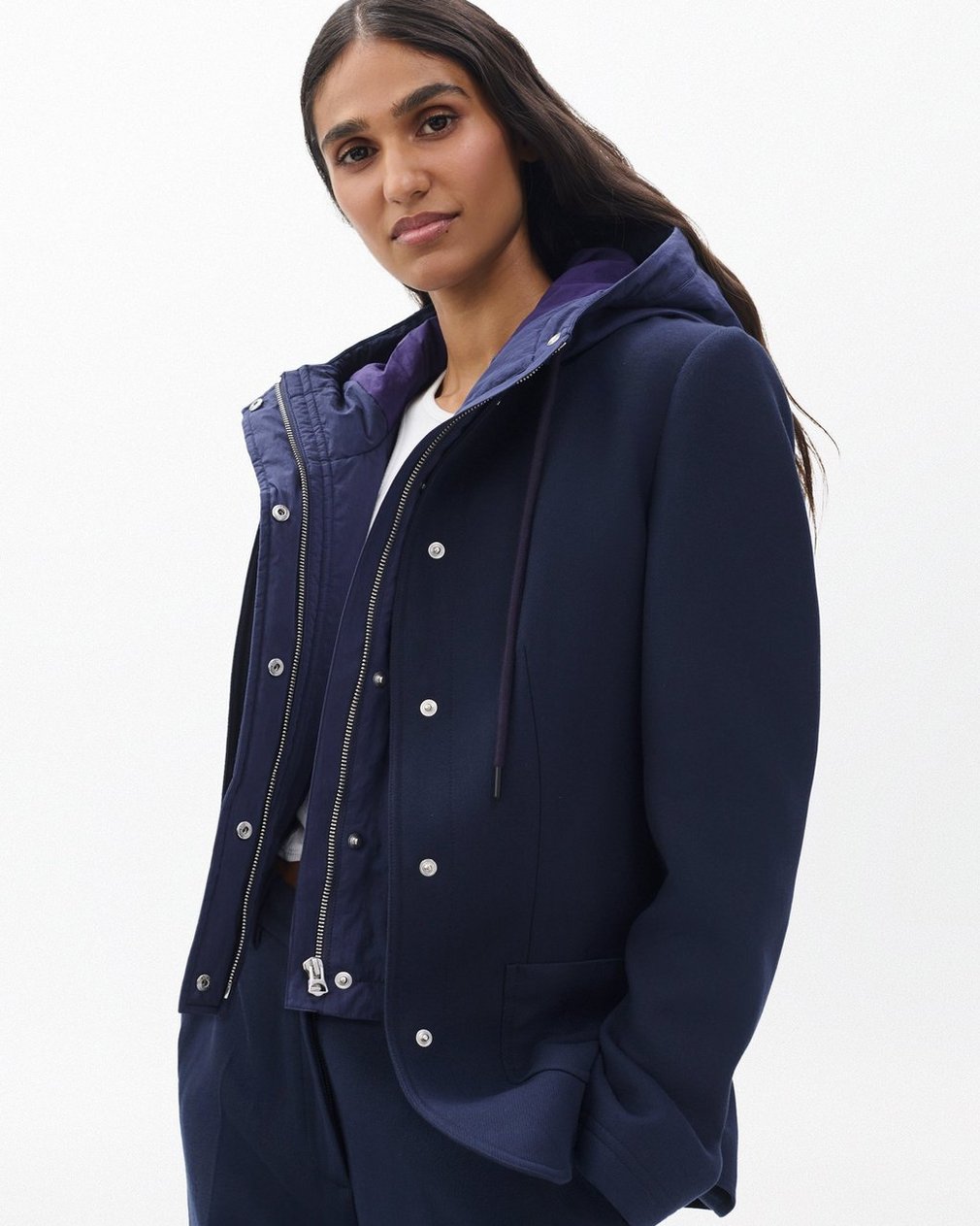 Zora Two-in-One Blazer Sapphire Blue - Image 4