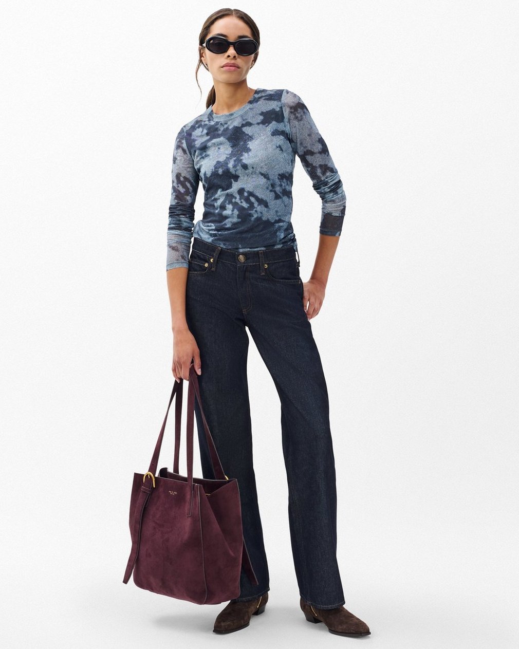 Saige Relaxed Straight Jeans Twilight Rinse - Image 3