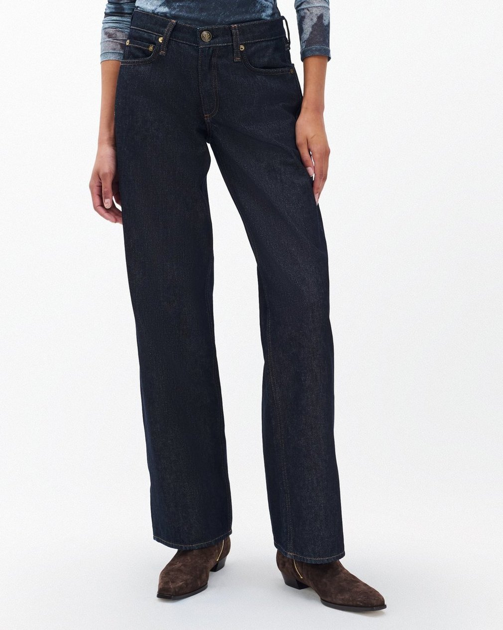 Saige Relaxed Straight Jeans Twilight Rinse - Image 4
