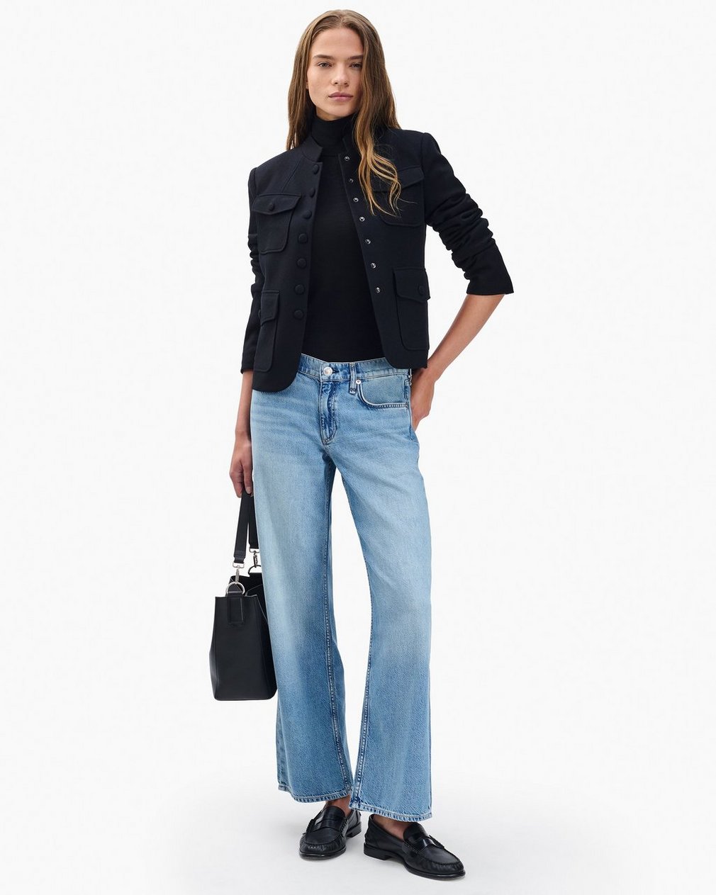 Saige Ankle Relaxed Straight Jeans Ludow