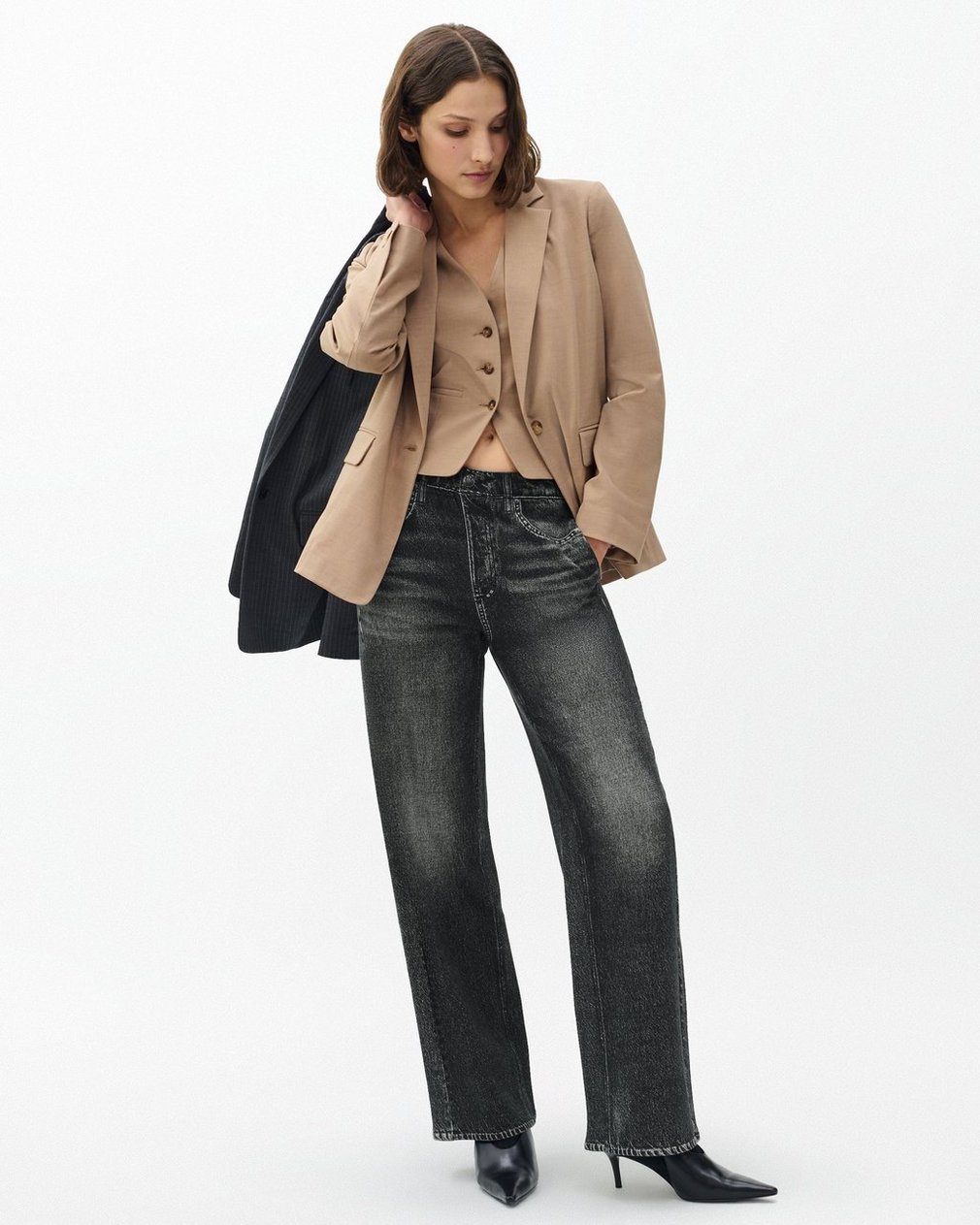 Miramar Fleece Pull-On Pants Washed Black