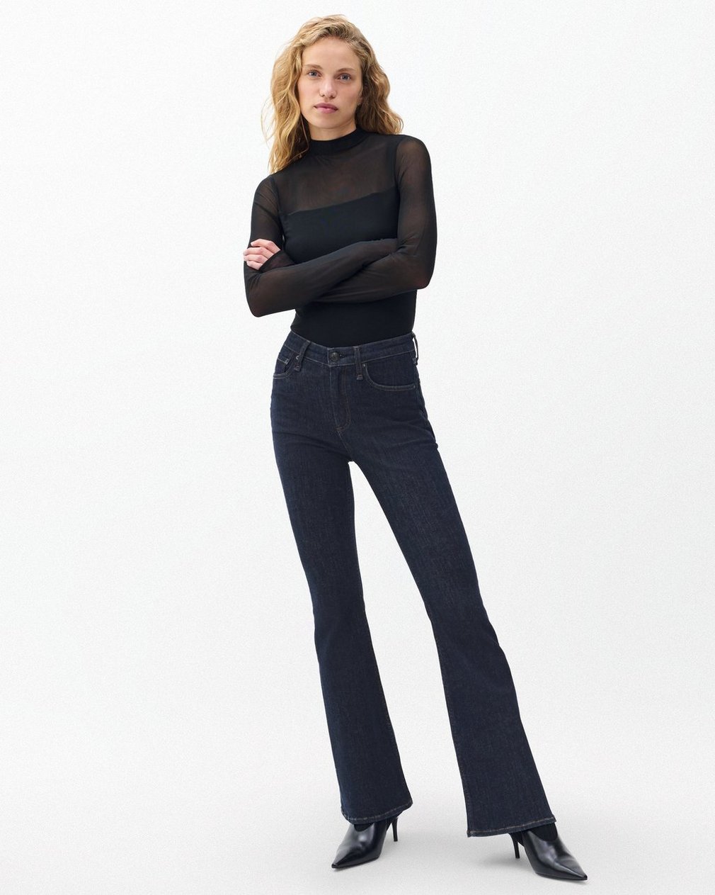 Dahlia Flare Jeans Rinse - Image 3