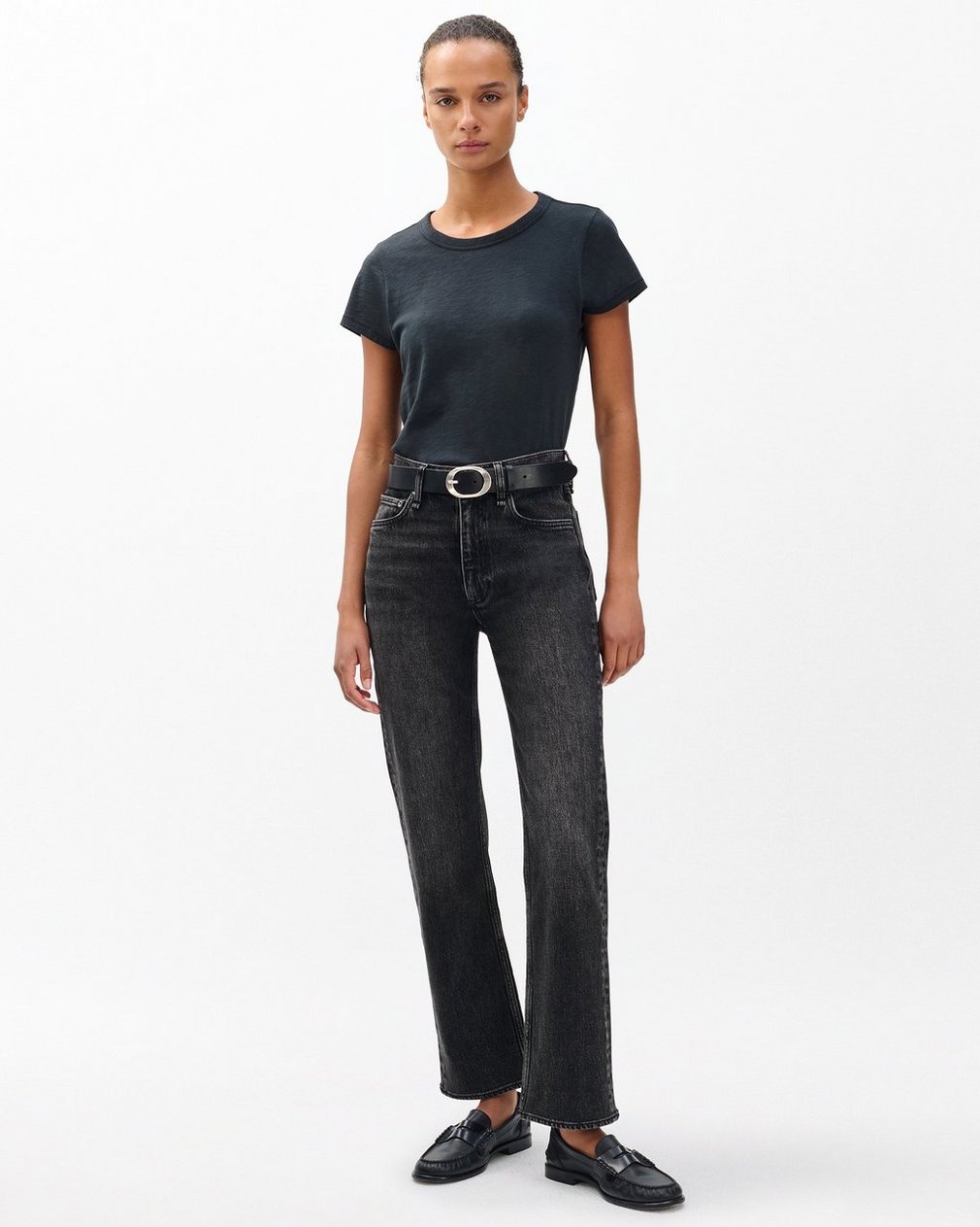 Harlow Ankle Straight Jeans Cinder - Image 3