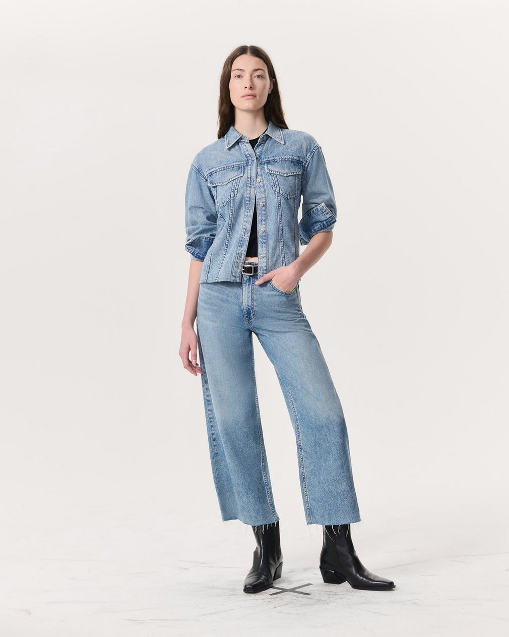Featherweight Andi Ankle-Length Jeans Beacon