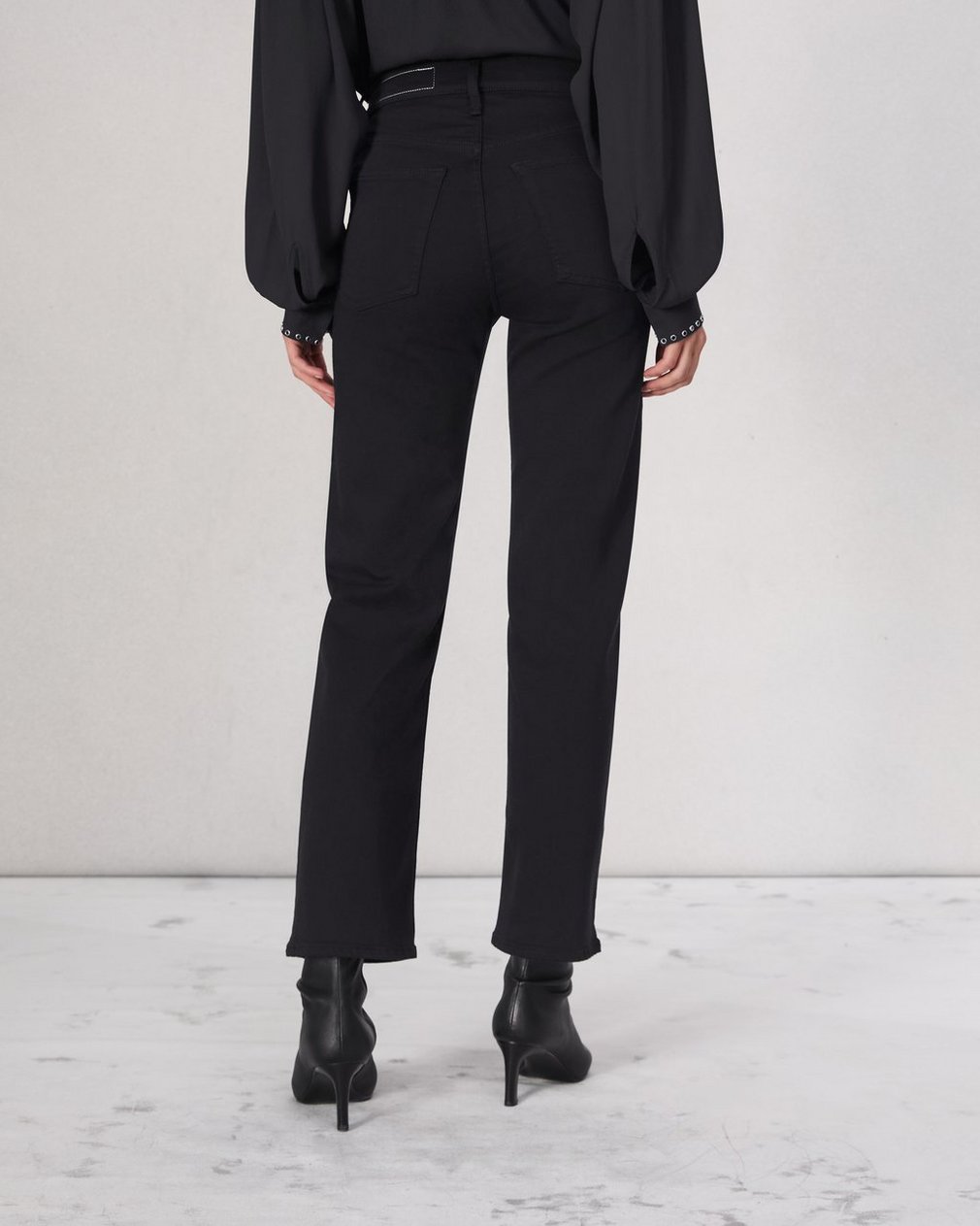 Flexi Harlow Straight Jean Black - Image 5