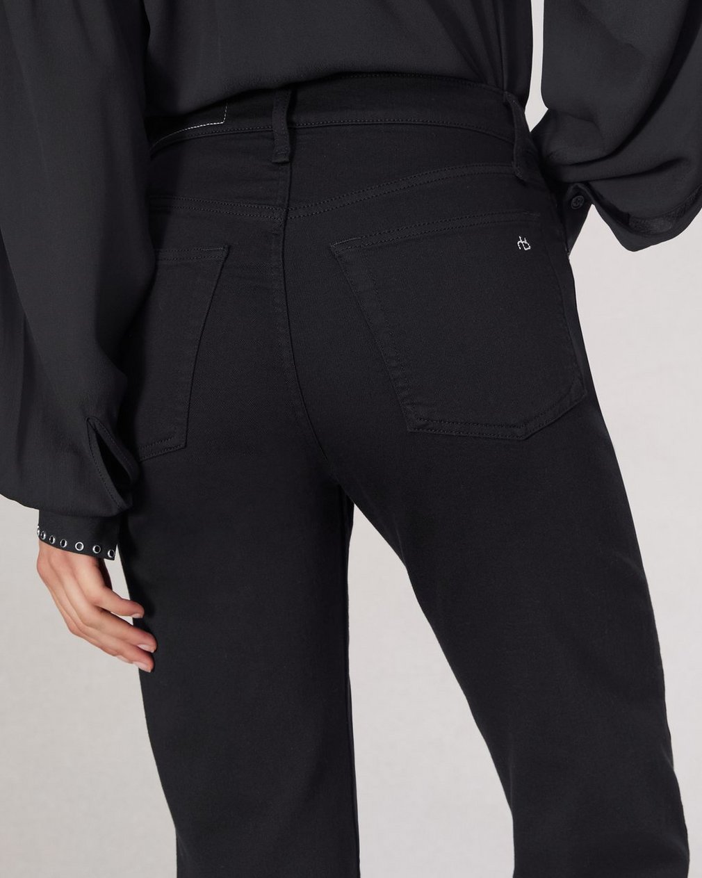 Flexi Harlow Straight Jean Black - Image 6