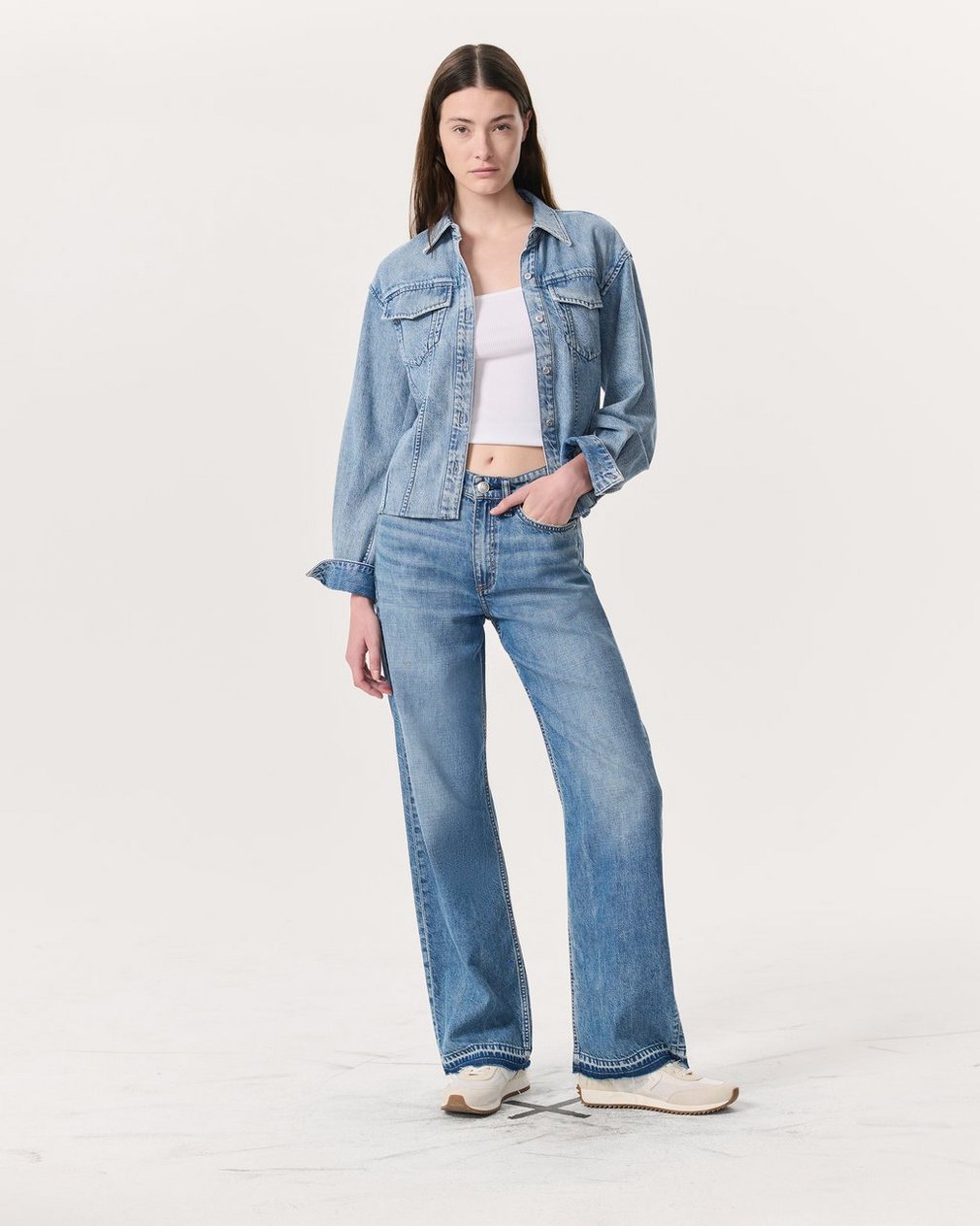 Featherweight Logan Wide-Leg Jeans Orian