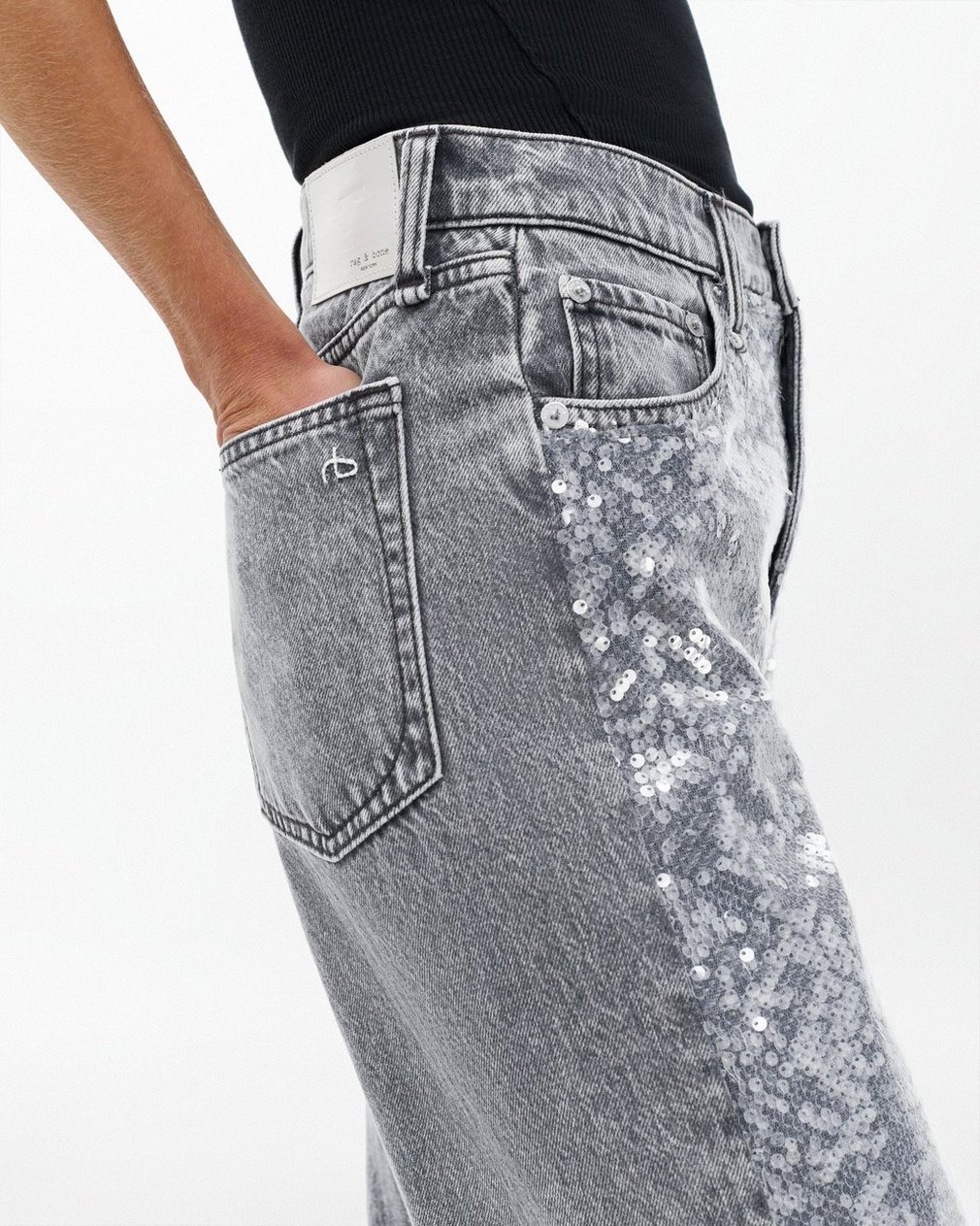Shea Relaxed Straight Jeans ST Shirtle Sequin - Image 5
