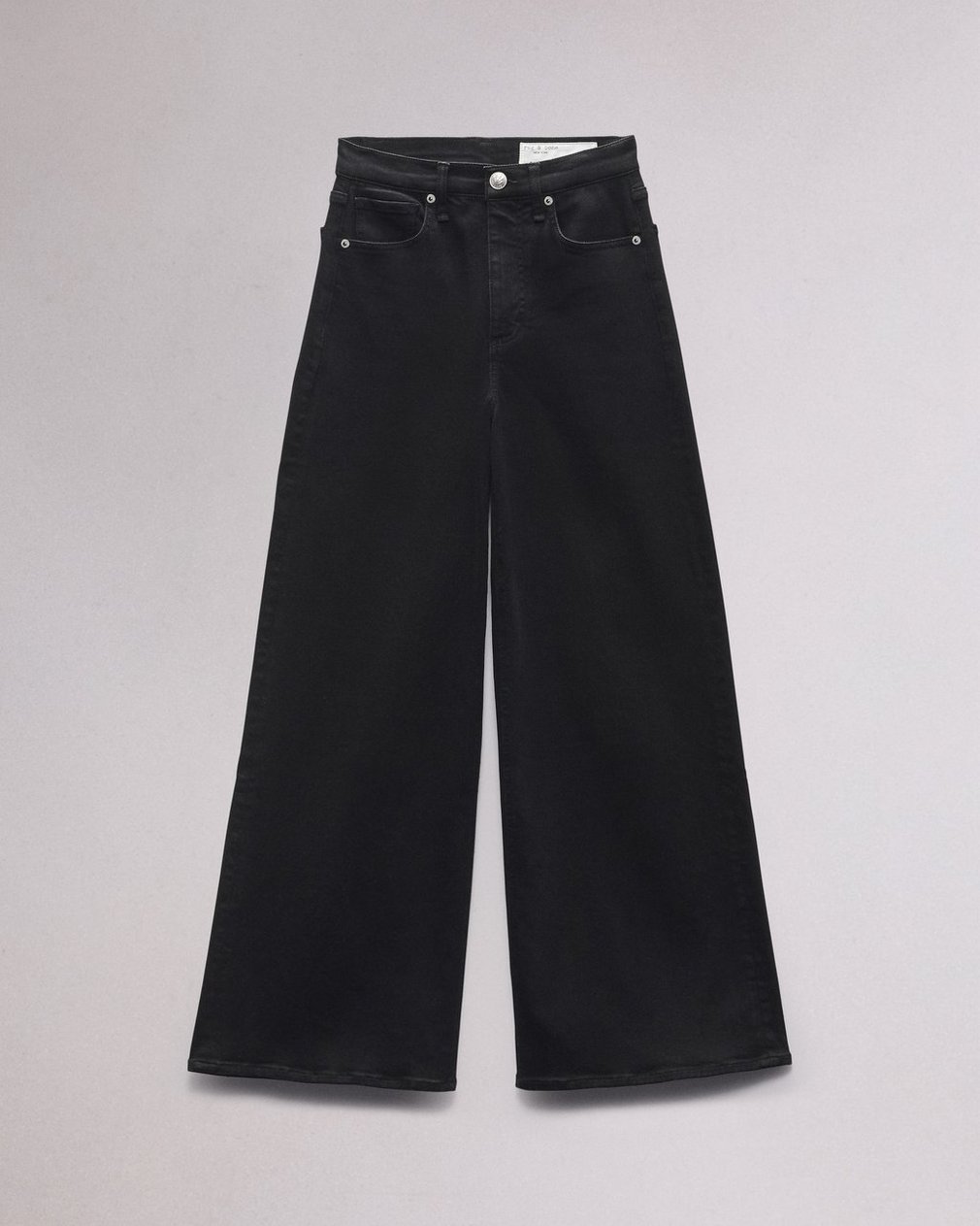 Flexi Sofie Ankle Wide-Leg Jean Black - Image 2