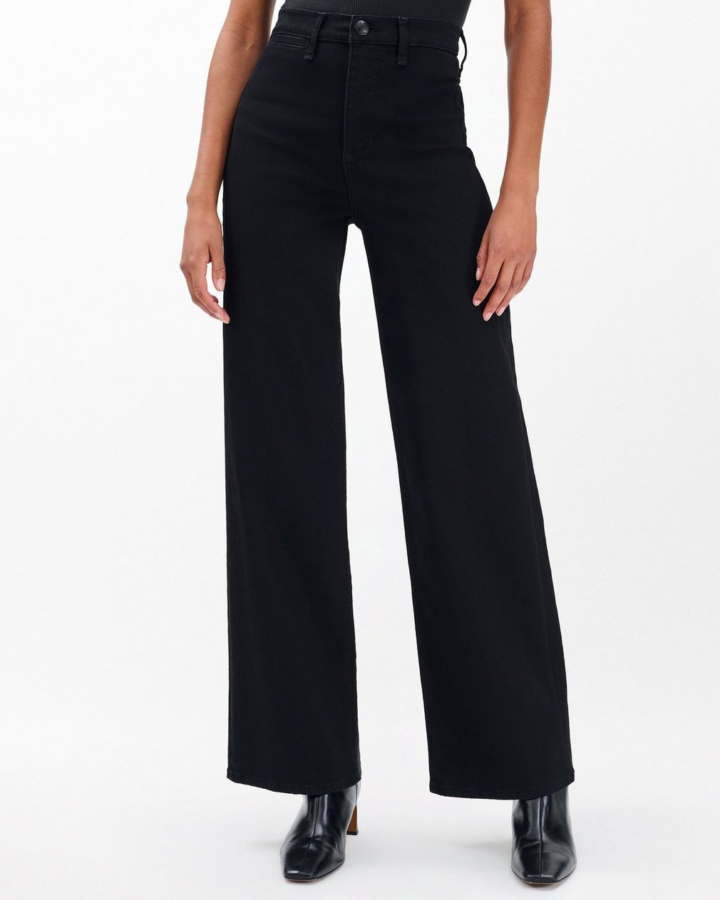 Hadley Wide-Leg Jeans Black - Image 4