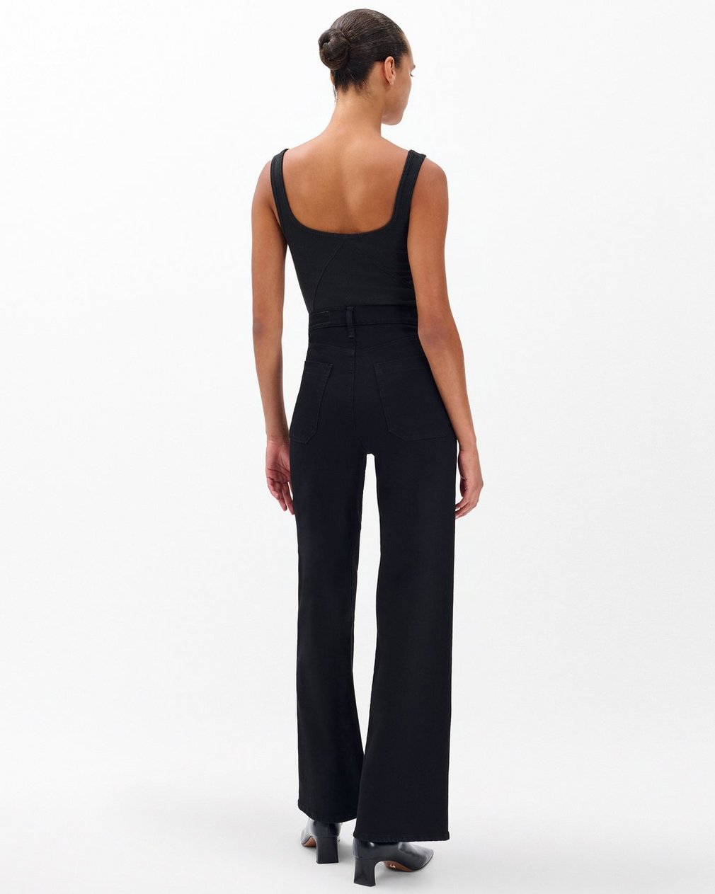 Hadley Wide-Leg Jeans Black - Image 6