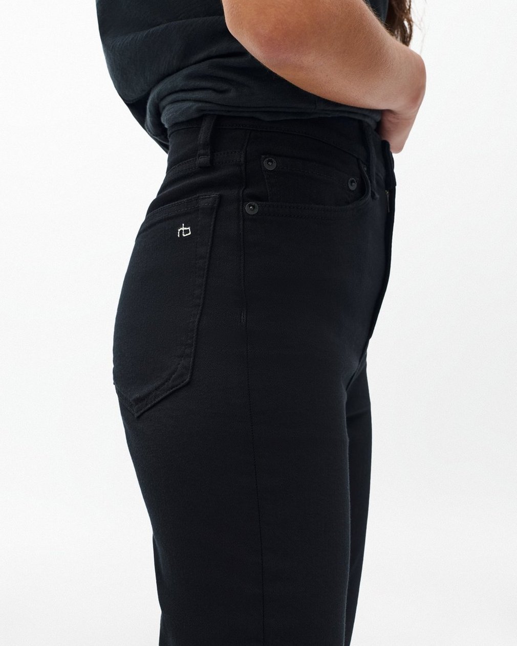 Peyton Bootcut Black: Mid-Rise Stretch Jean - Image 5