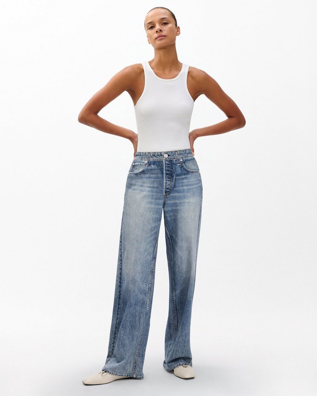 Miramar Wide-Leg Pants Scarlet - Image 3