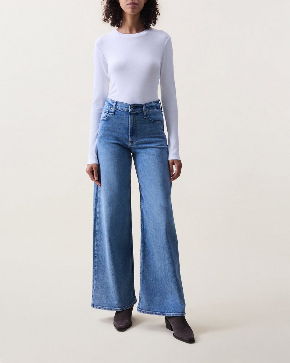 Serena Wide-Leg Jeans Monterosso