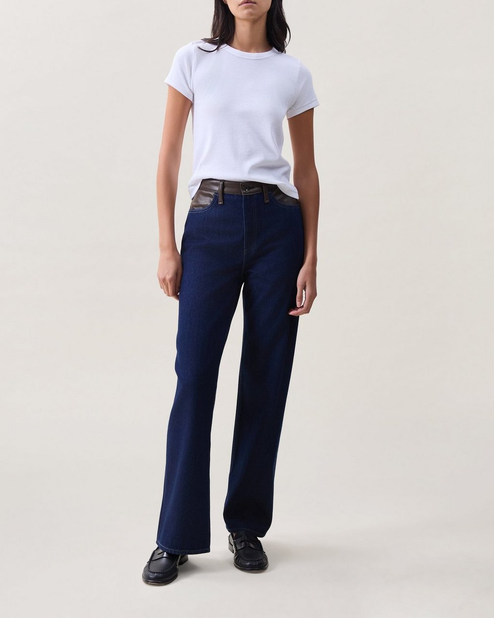 Lori Wide-Leg Jeans Rinse Combo
