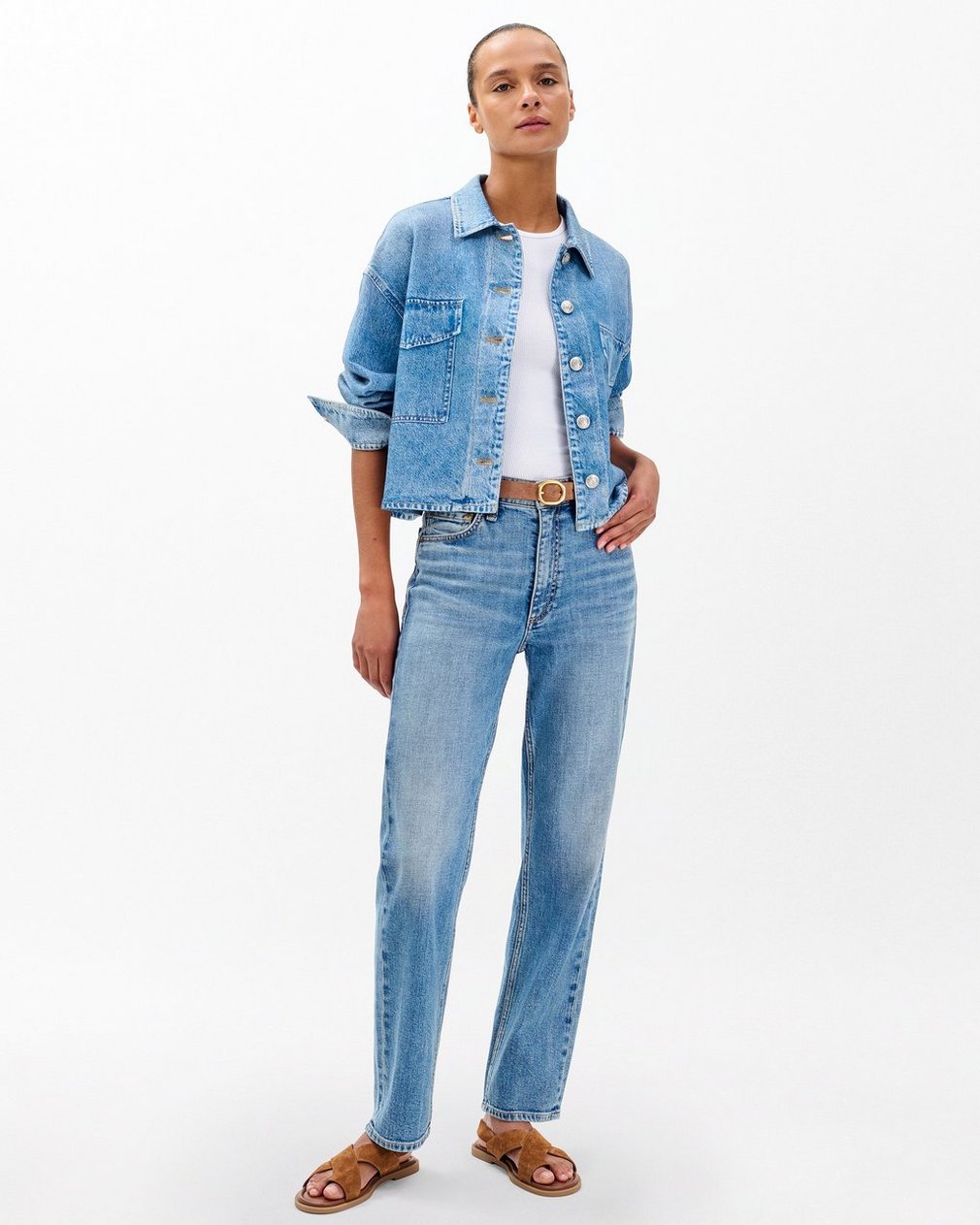 Harlow Ankle Straight Jeans Orian