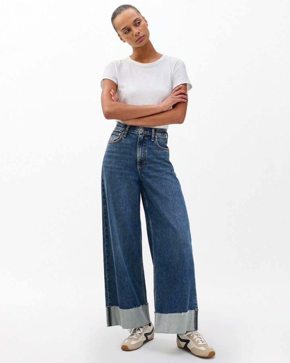Sofie Cuffed Wide-Leg Jeans Lee - Image 3