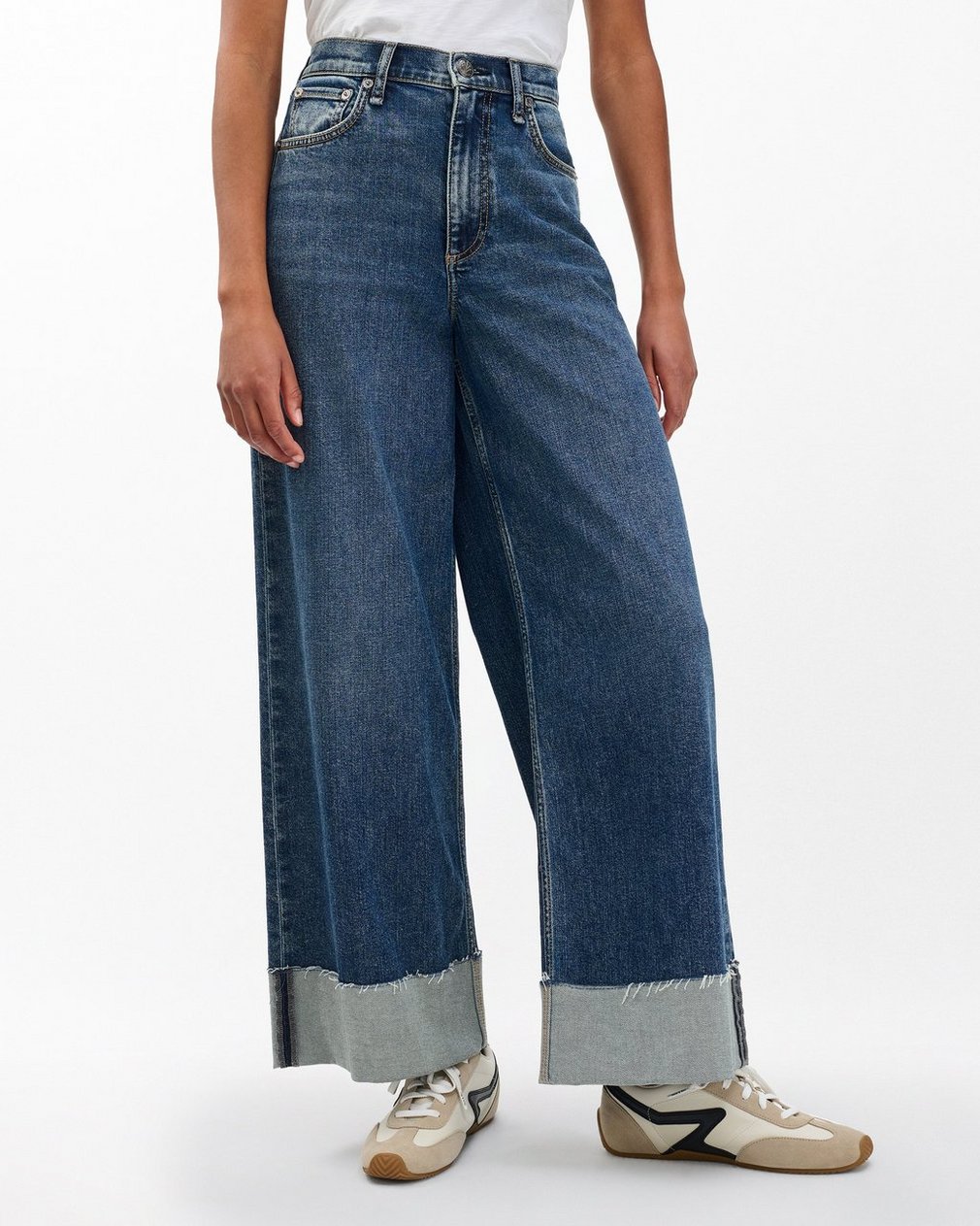 Sofie Cuffed Wide-Leg Jeans Lee - Image 4