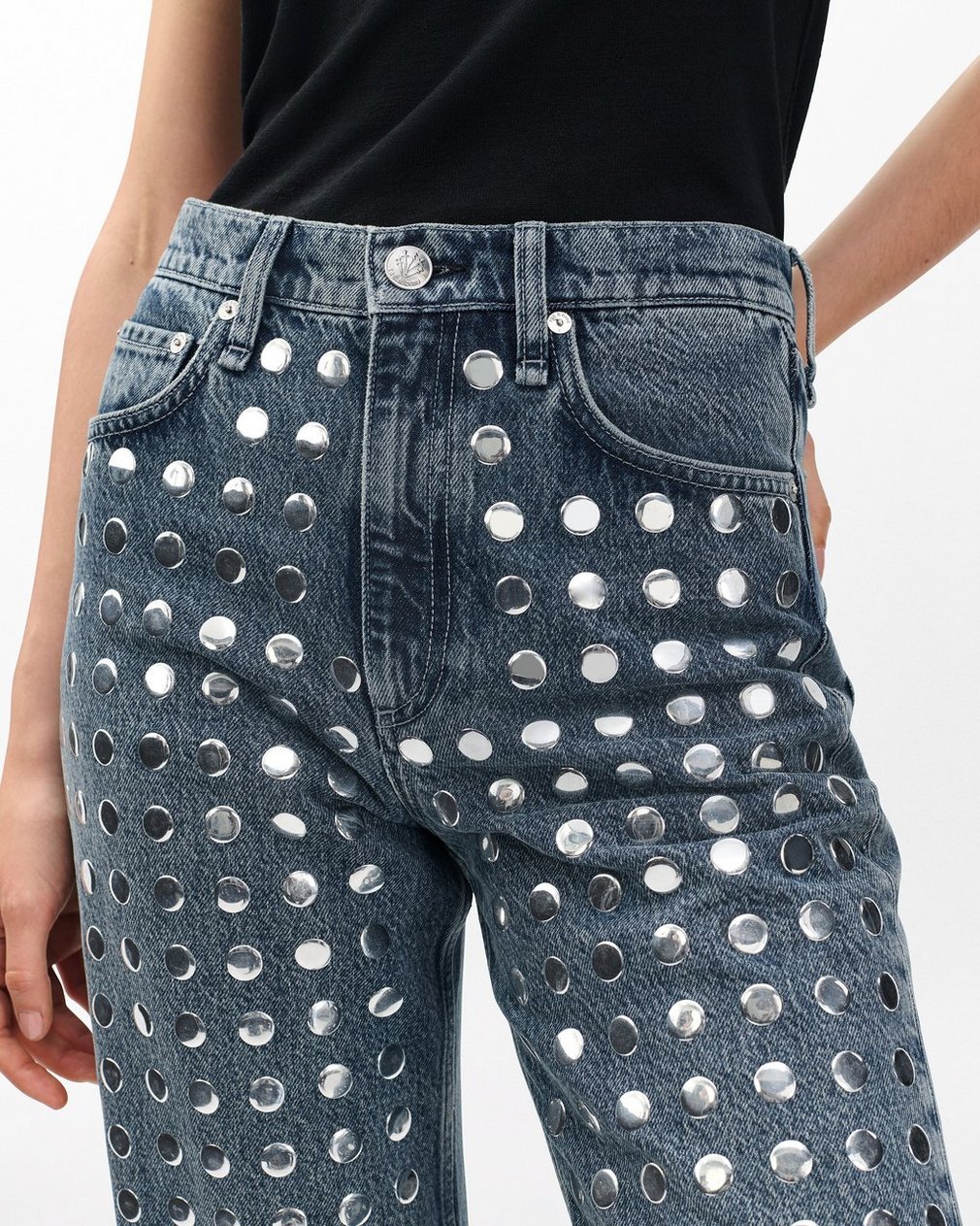 Shea Relaxed Straight Jeans Kingston Stud - Image 5