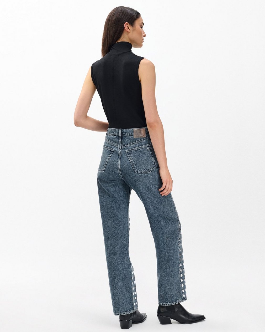 Shea Relaxed Straight Jeans Kingston Stud - Image 6