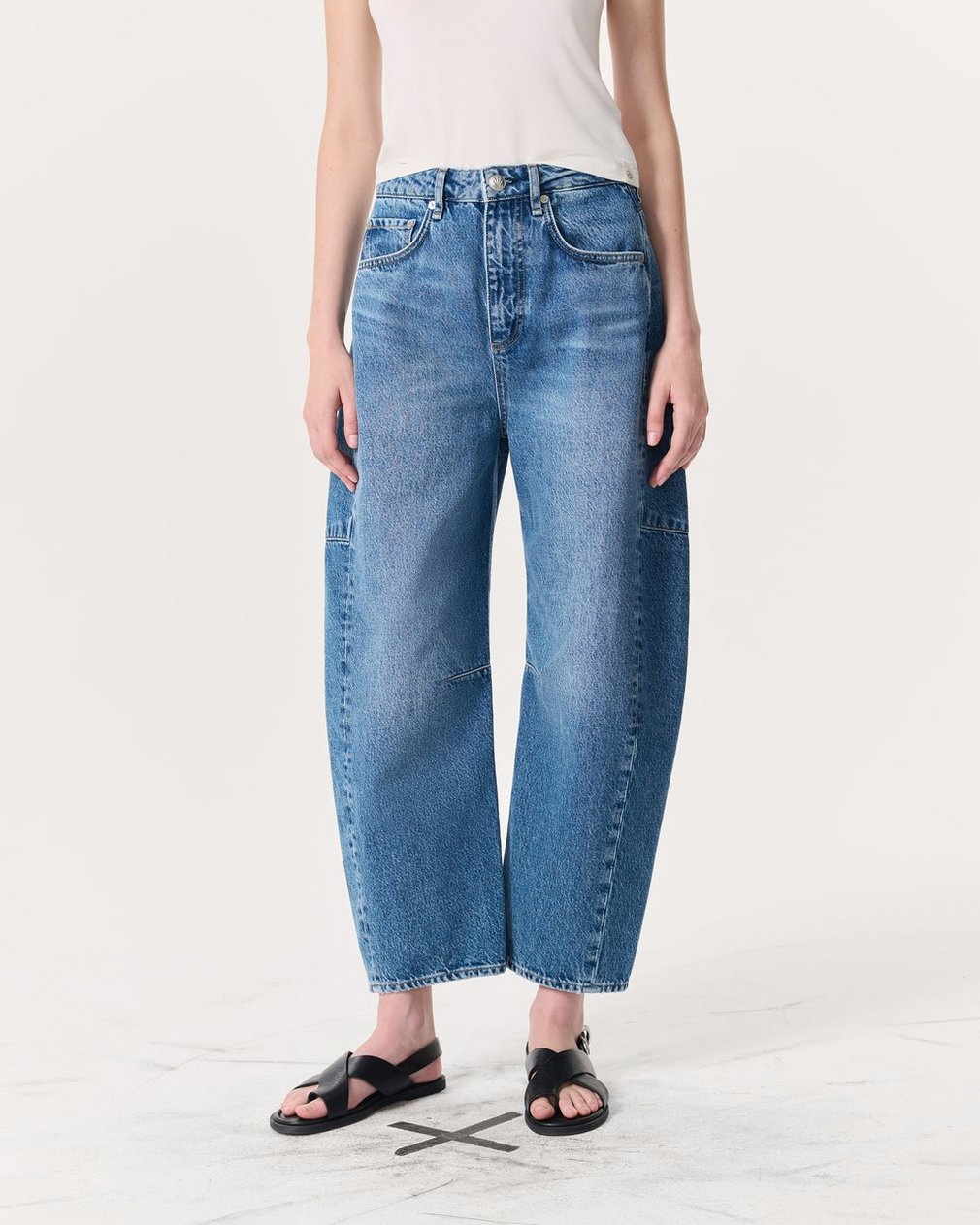 Charlie Ankle-Length Barrel Jeans Accord - Image 3