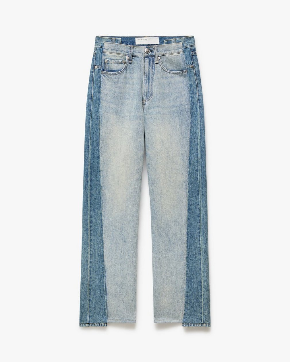 Shea Ankle Relaxed Straight Jeans York Spliced - Image 2