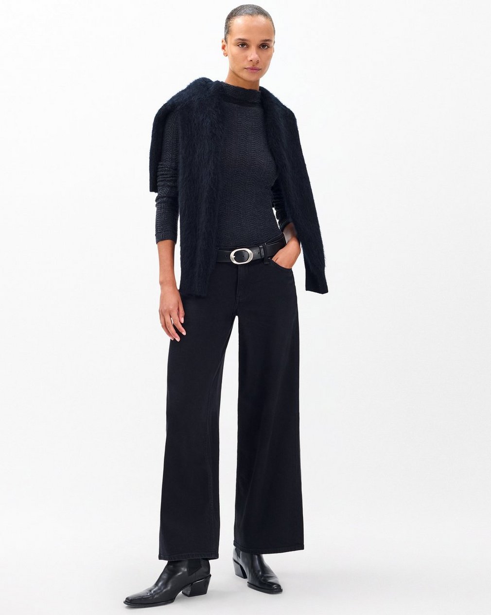 Aiden Wide-Leg Jeans Black - Image 3