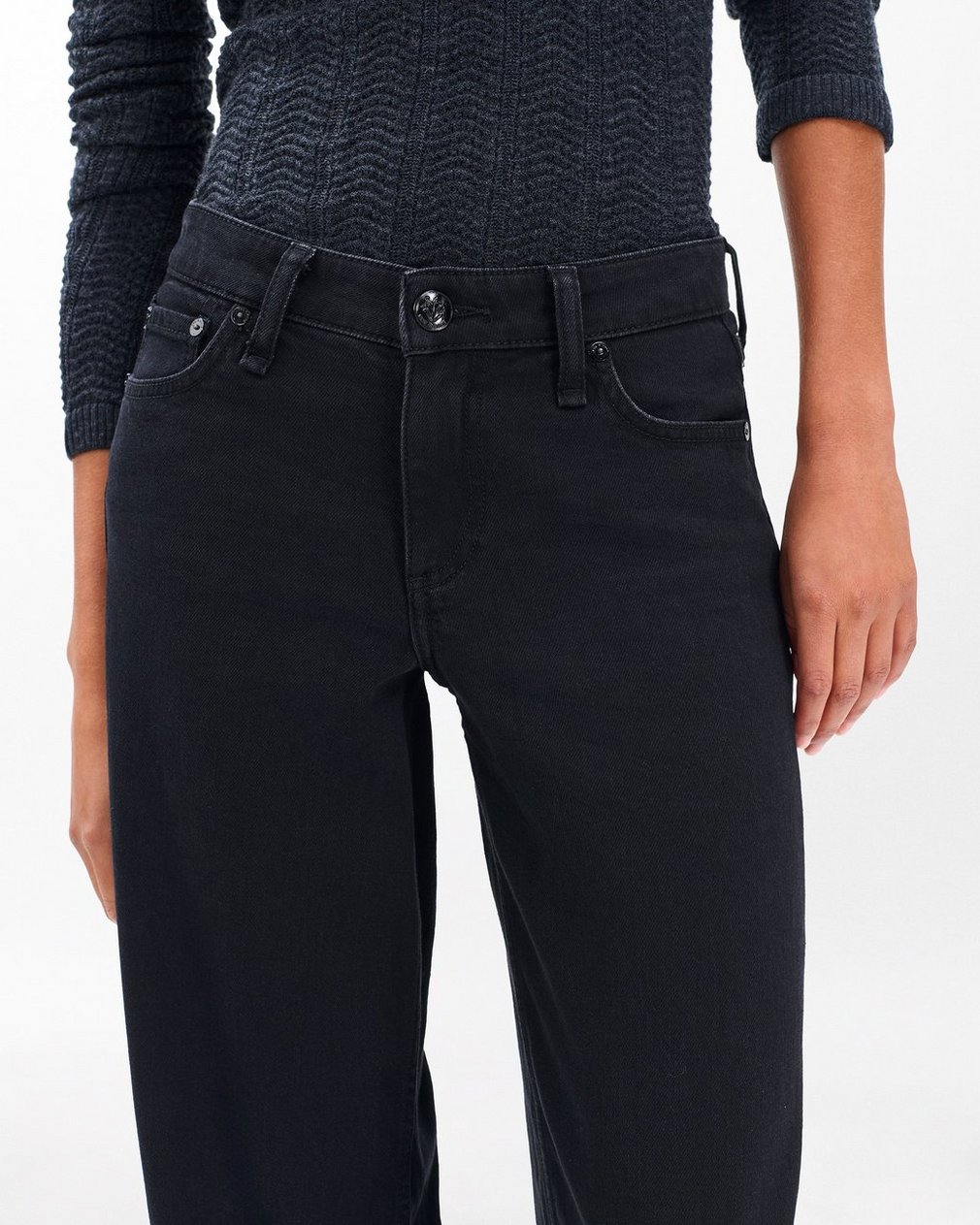 Aiden Wide-Leg Jeans Black - Image 4