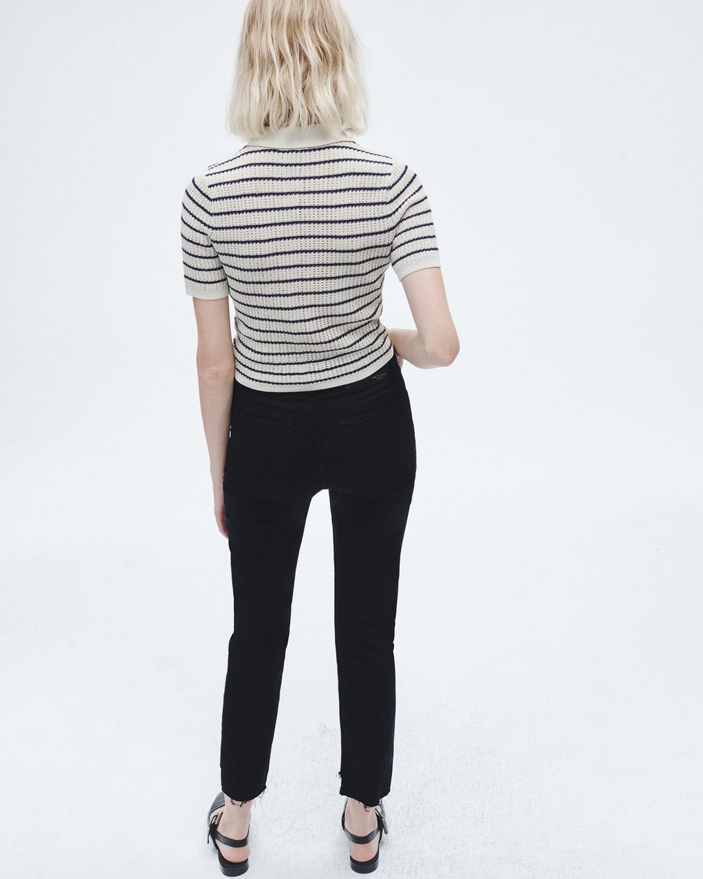 Wren Straight Black: High-Rise Stretch Jean - Image 4