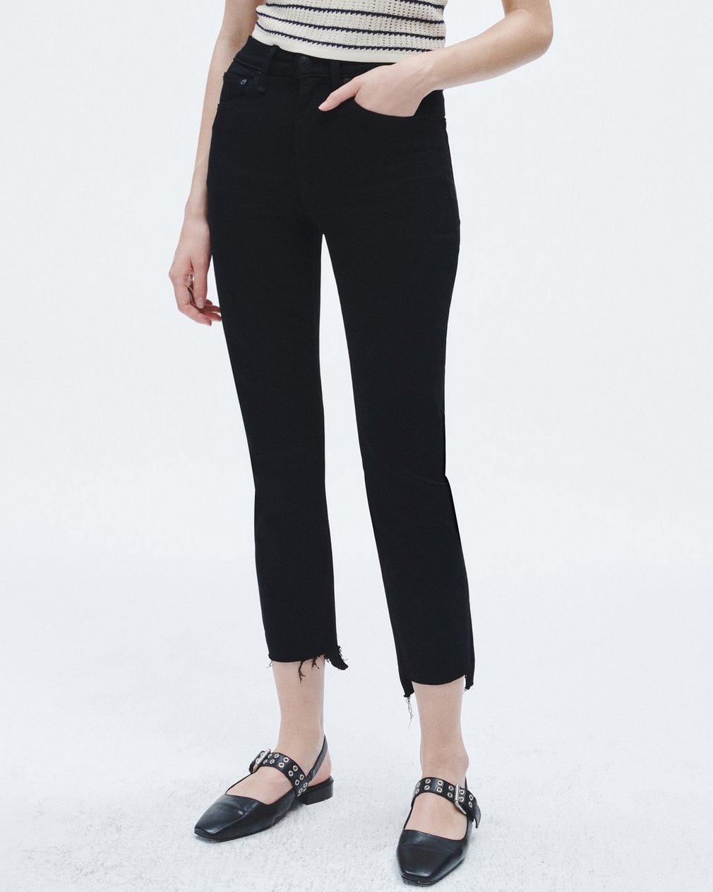 Wren Straight Black: High-Rise Stretch Jean - Image 5