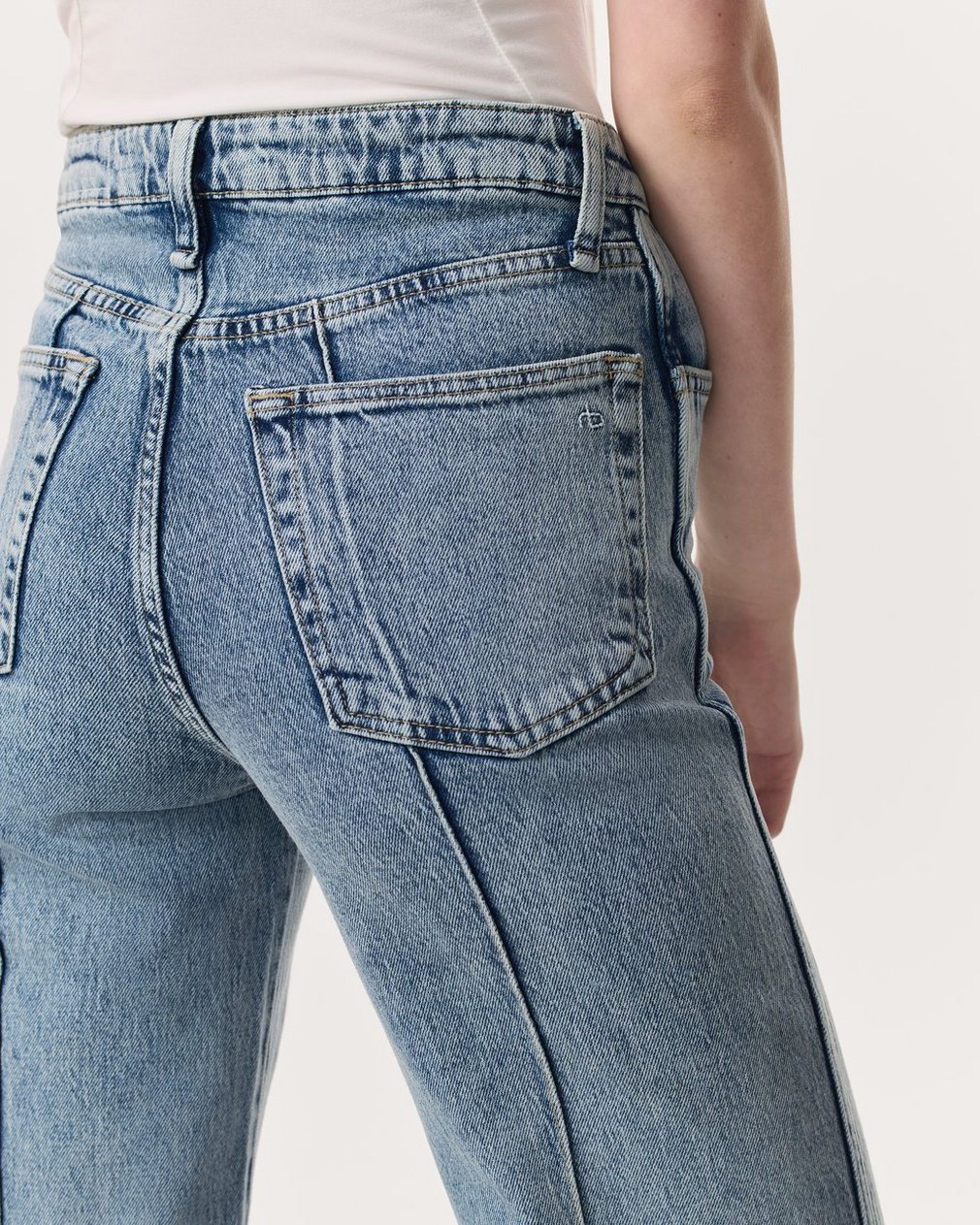 Skylar Wide-Leg Flare Jeans Clementine - Image 4