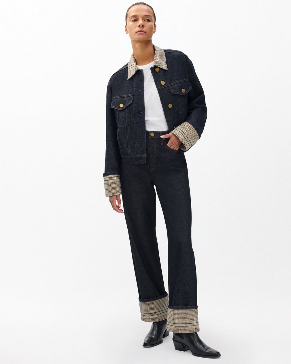Shea Ankle Relaxed Straight Jeans Twilight Rinse Combo