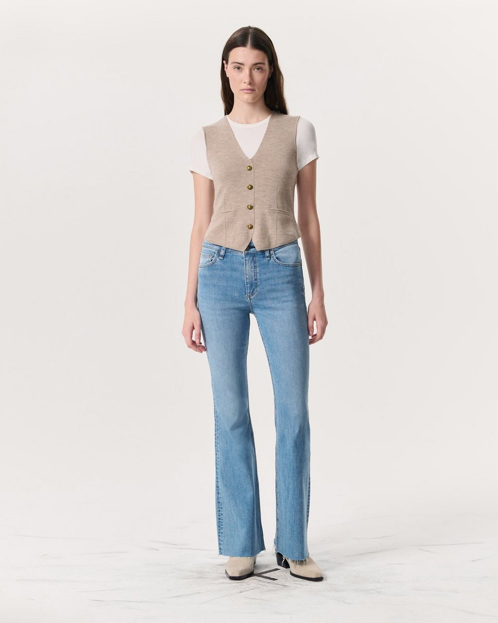 Flexi Dahlia Flare Jeans Monterosso