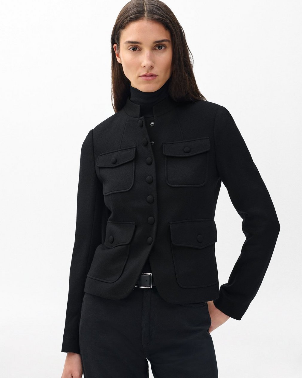 Mercer Japanese Wool Blazer Black