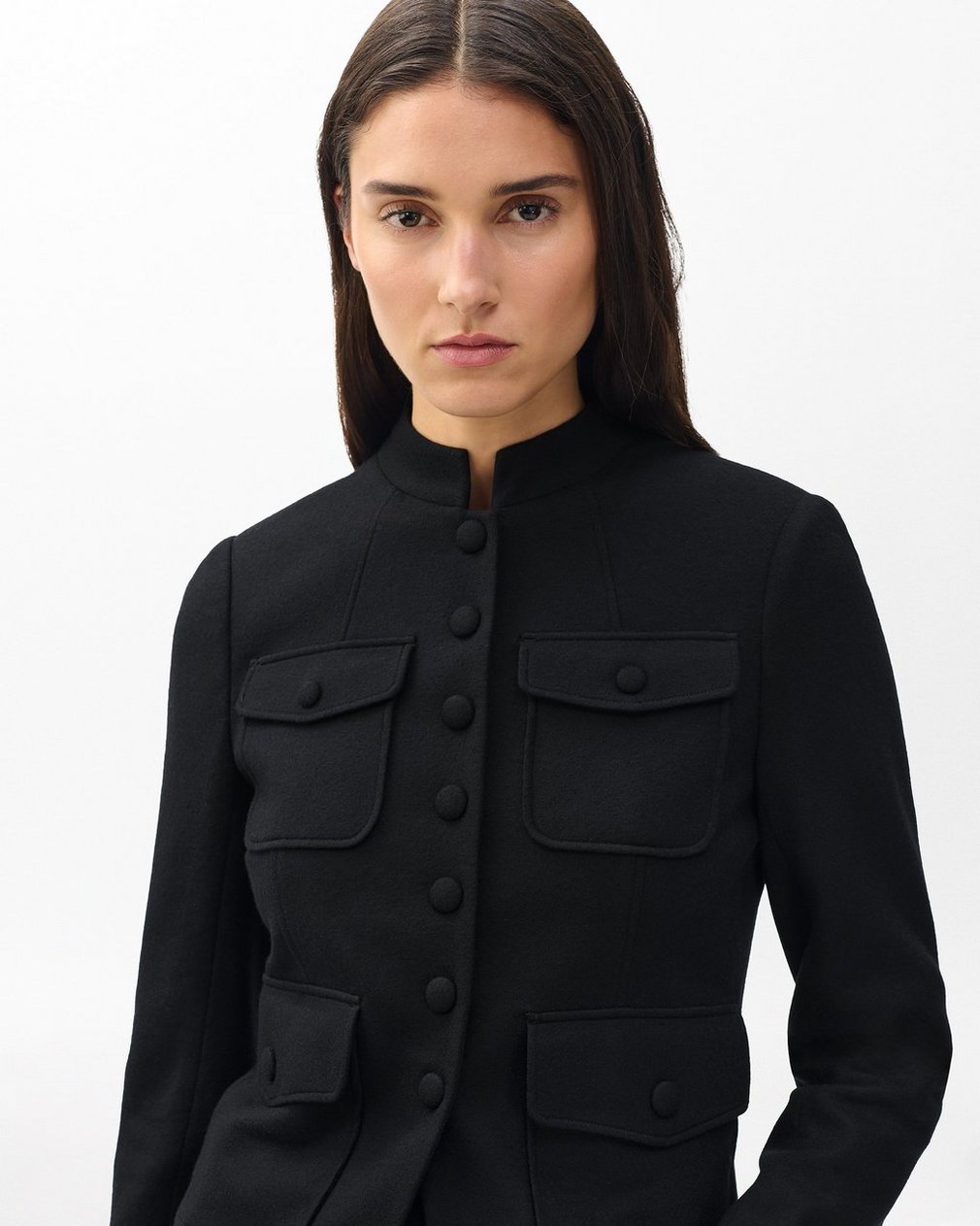 Mercer Japanese Wool Blazer Black - Image 4