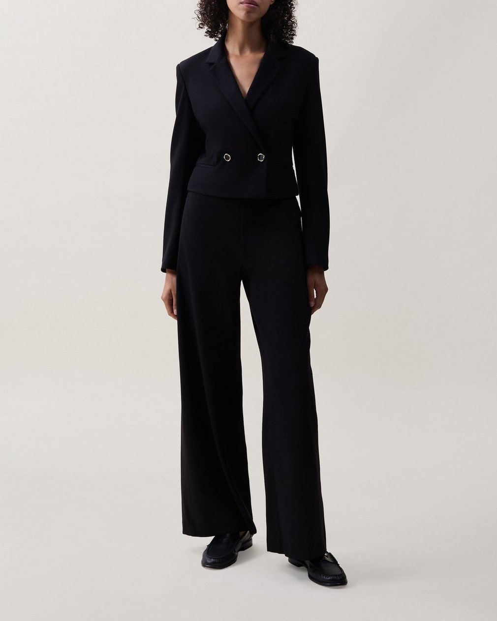 Elvy Twill Blazer Black