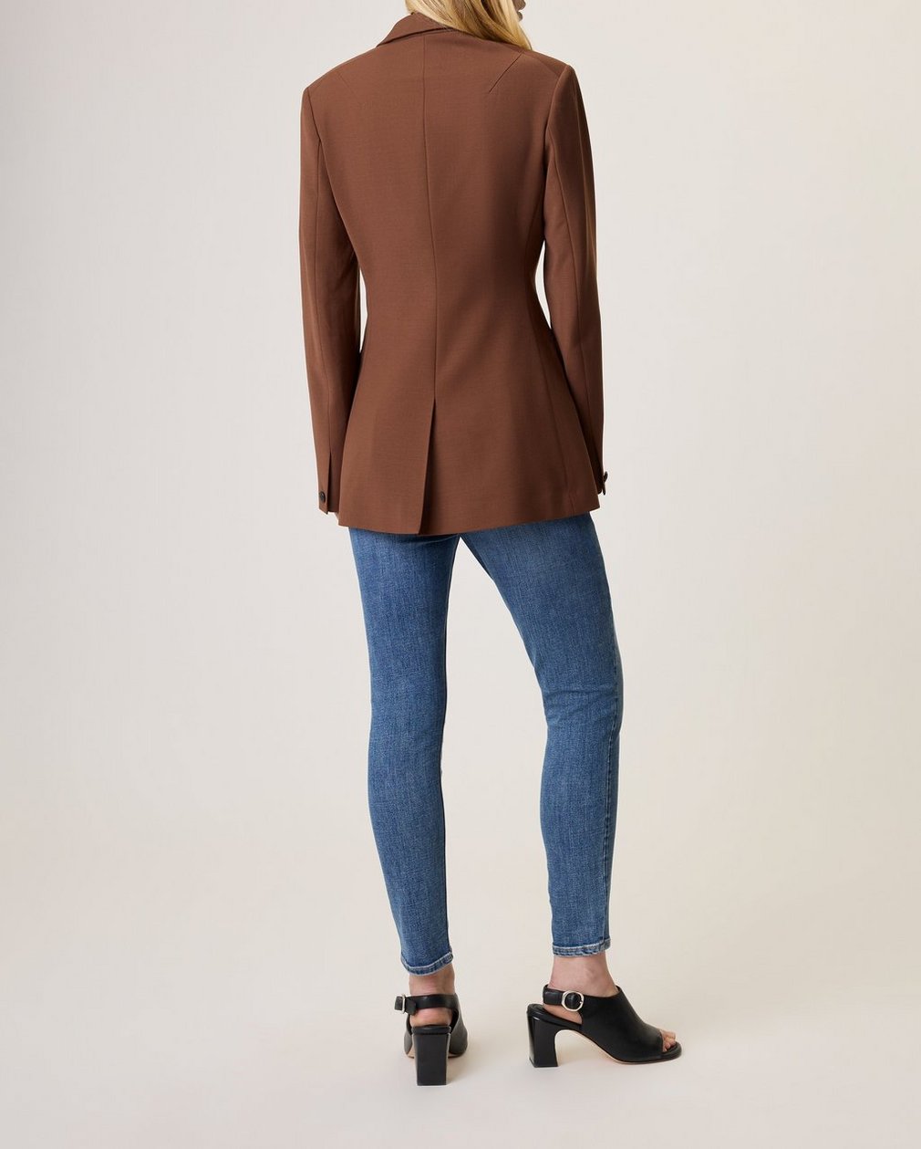 Roxanne Blazer Dark Brown - Image 2