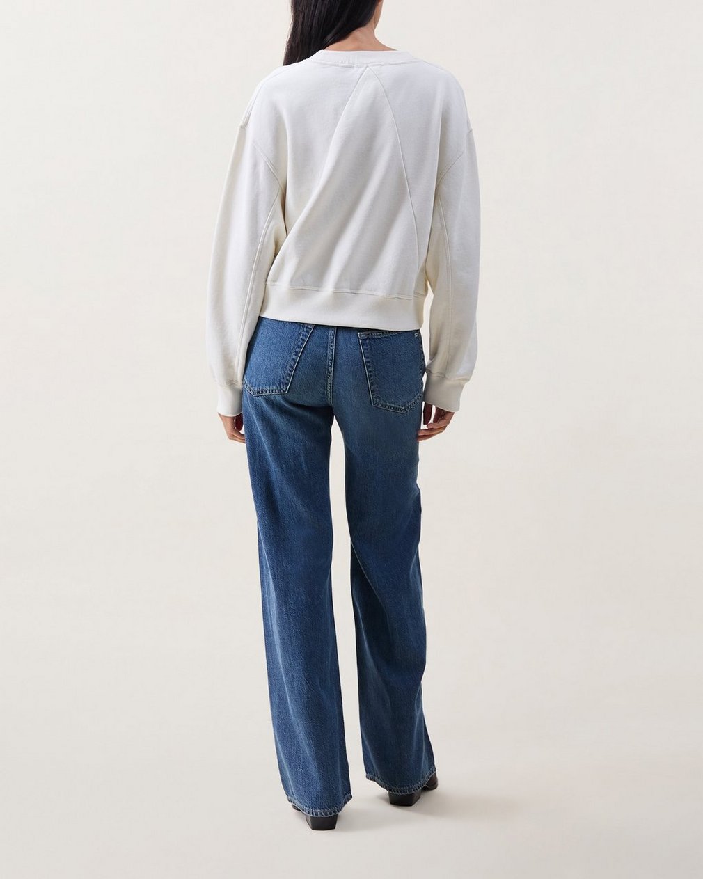 Logo Terry Sweatshirt Chalk - Image 2